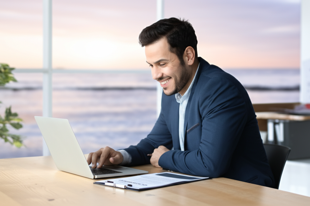 Предприниматель проверяет договор